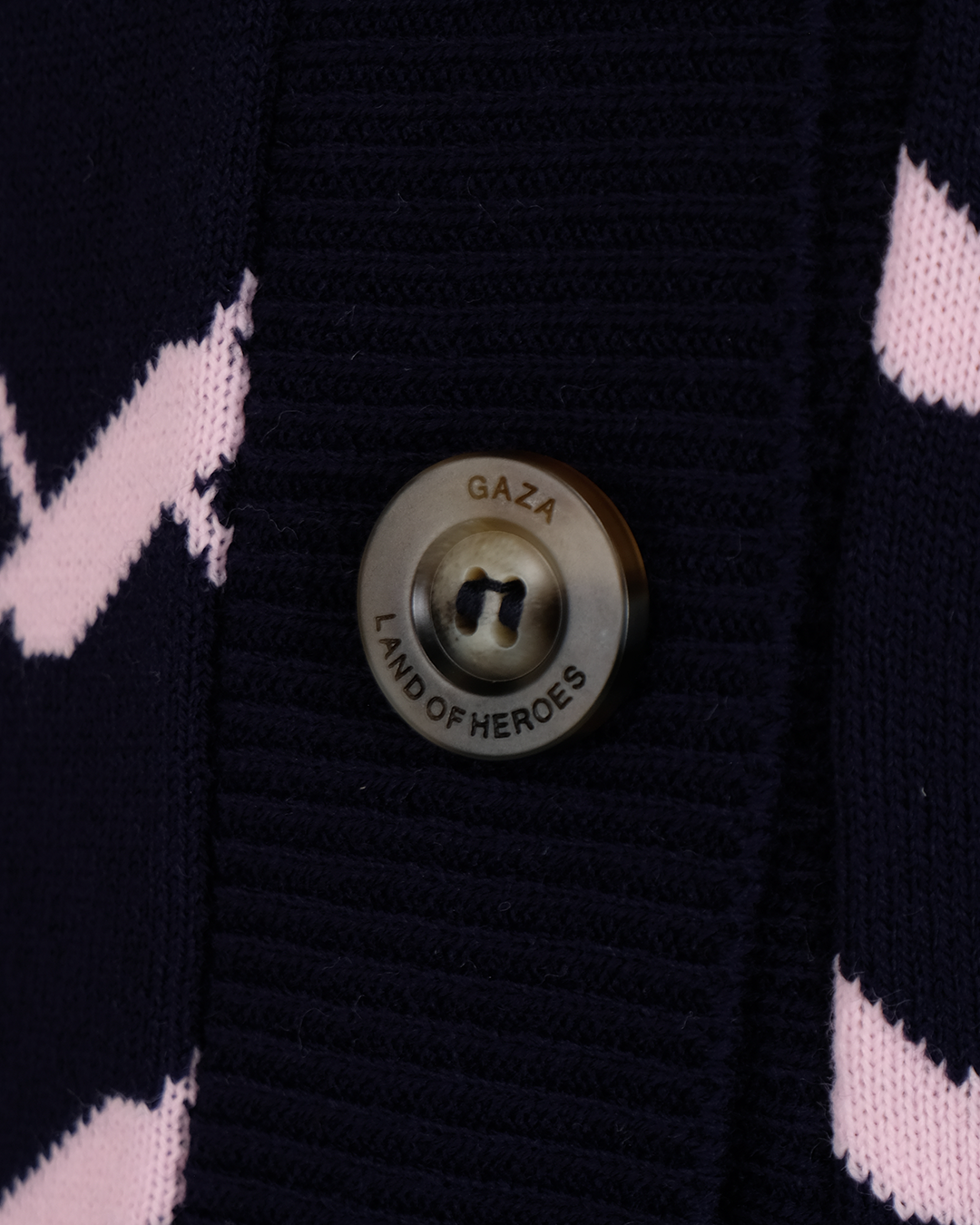 Keffiyeh Cardigan Pink