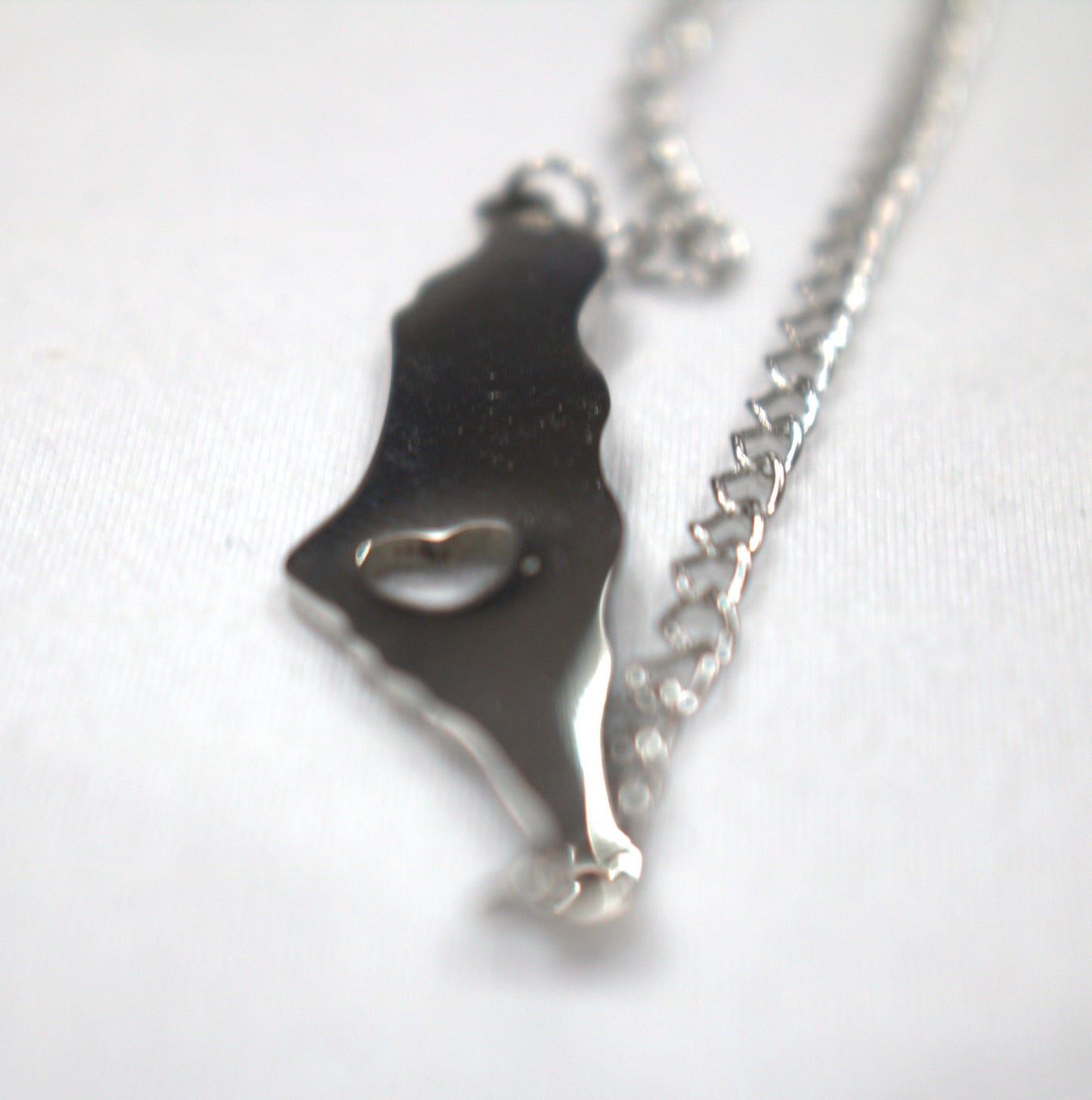 BRACELET PALESTINE OUTLINE WITH HEART