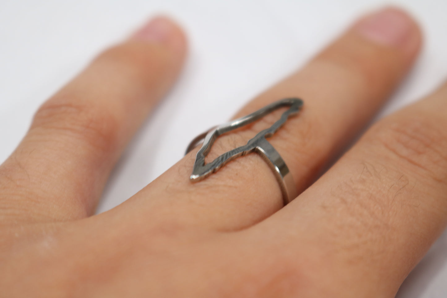Golden & Silver Elegance: Palestine Map Rings – Symbols of Heritage
