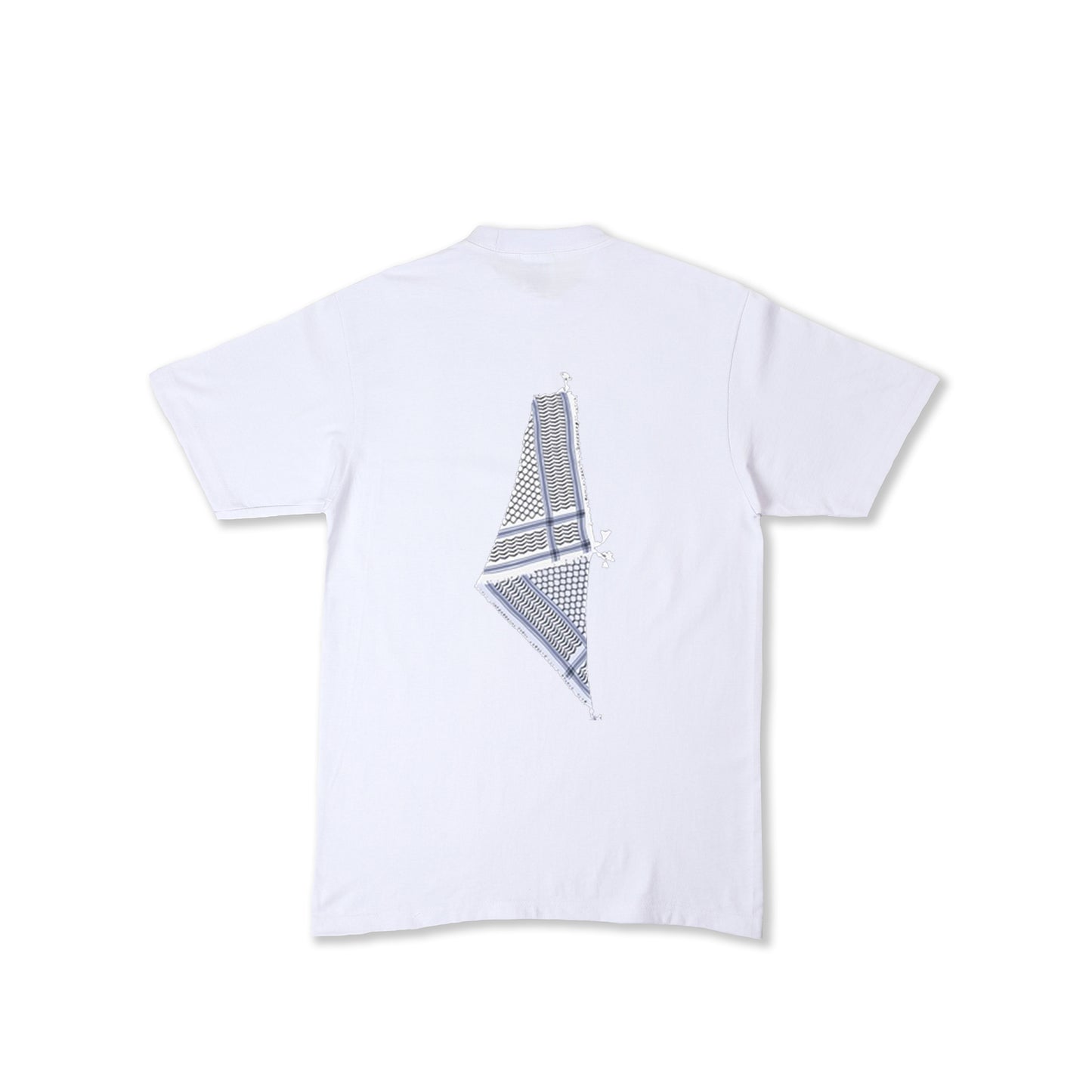 “KEFFIYEH DESIGN PALESTINE MAP” T-SHIRT