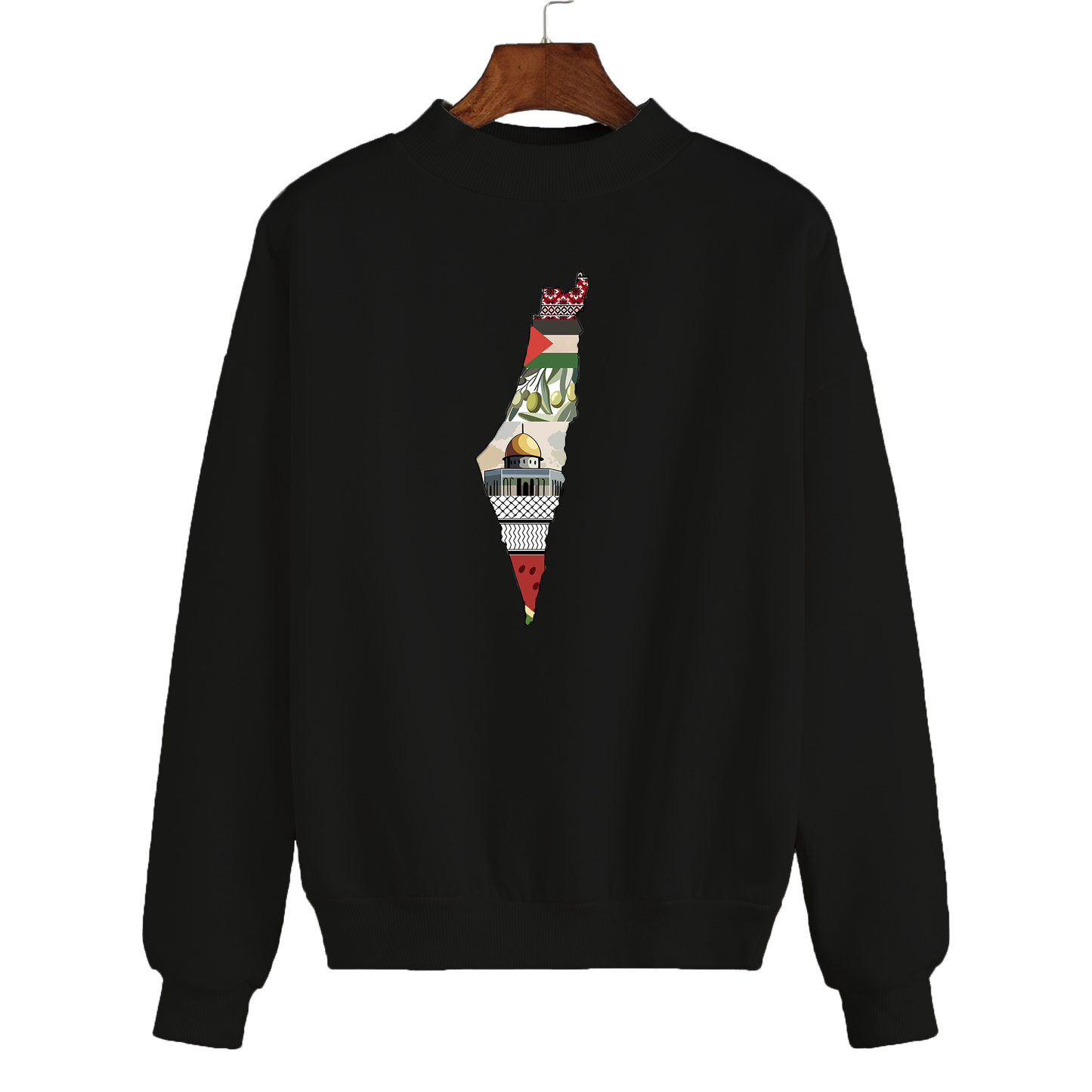 PALESTINE CULTURE MAP SWEATSHIRT