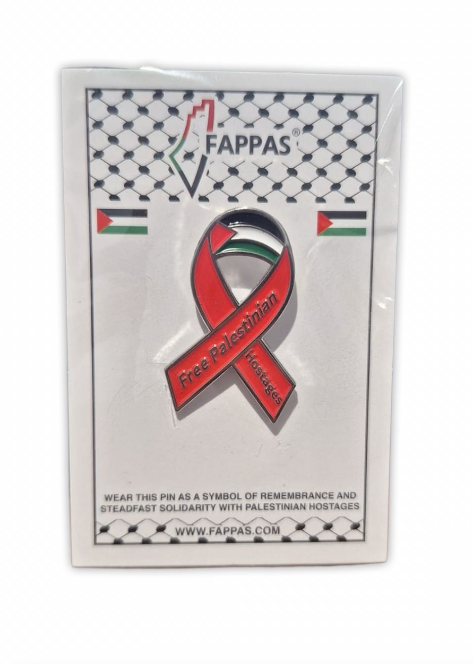 Free Palestine Hostages Ribbon