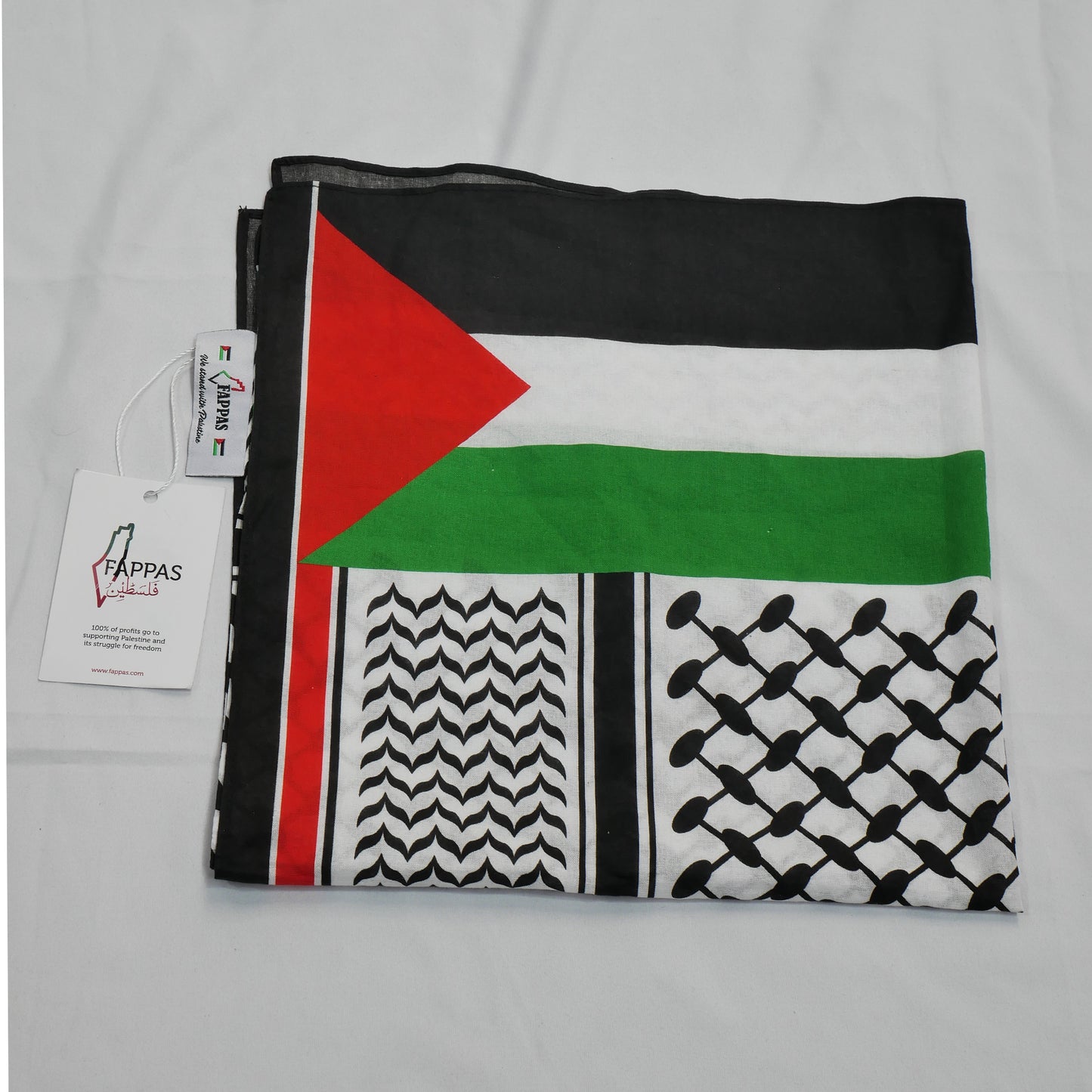 Palestine Flag X Keffiyeh Bandana