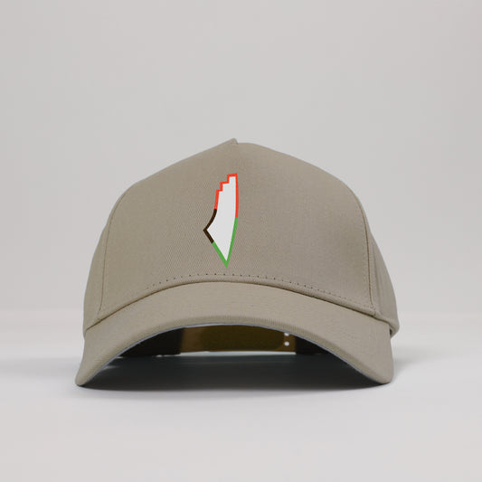 "PALESTINE BASEBALL CAP TRI COLOR MAP"