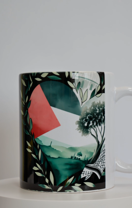 Love Heart Palestine Mug