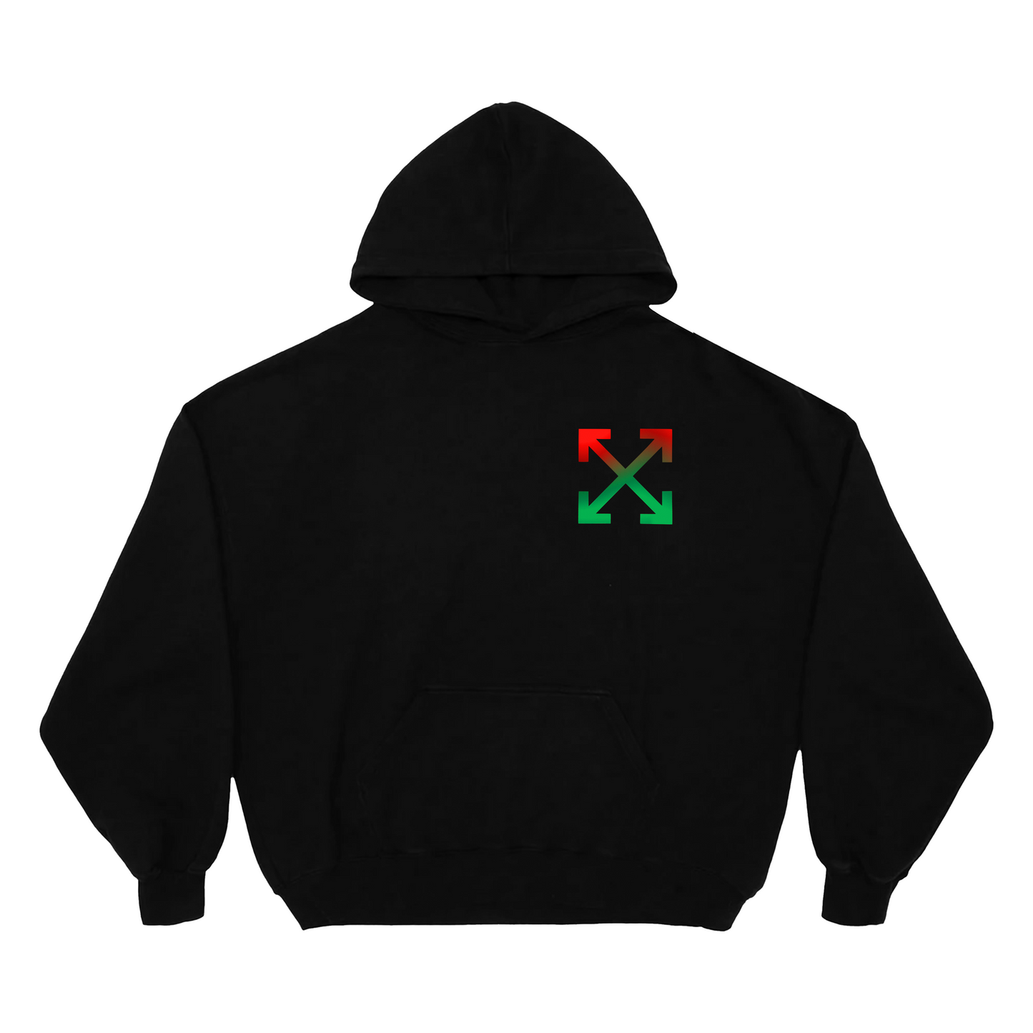 Gradient Cross Hoodie