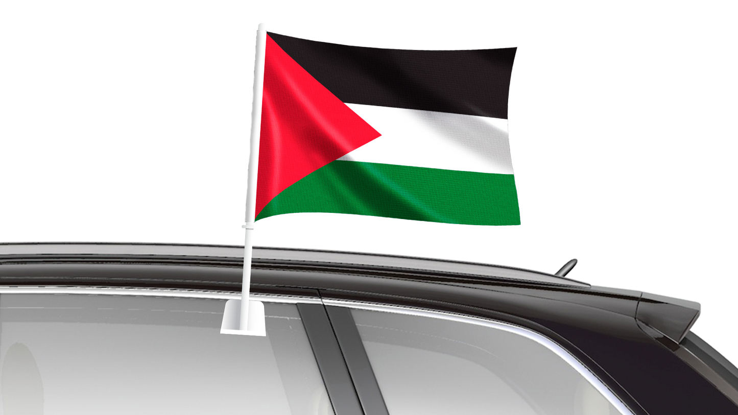 Palestine car flag