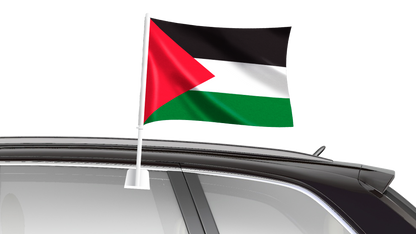 Palestine car flag