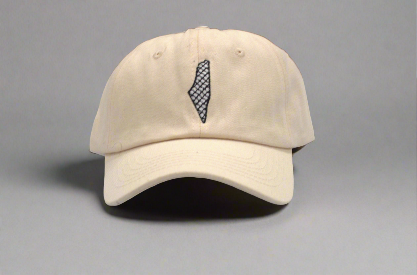 PALESTINE BASEBALL CAP MAP OUTLINE KEFFIYEH STYLE