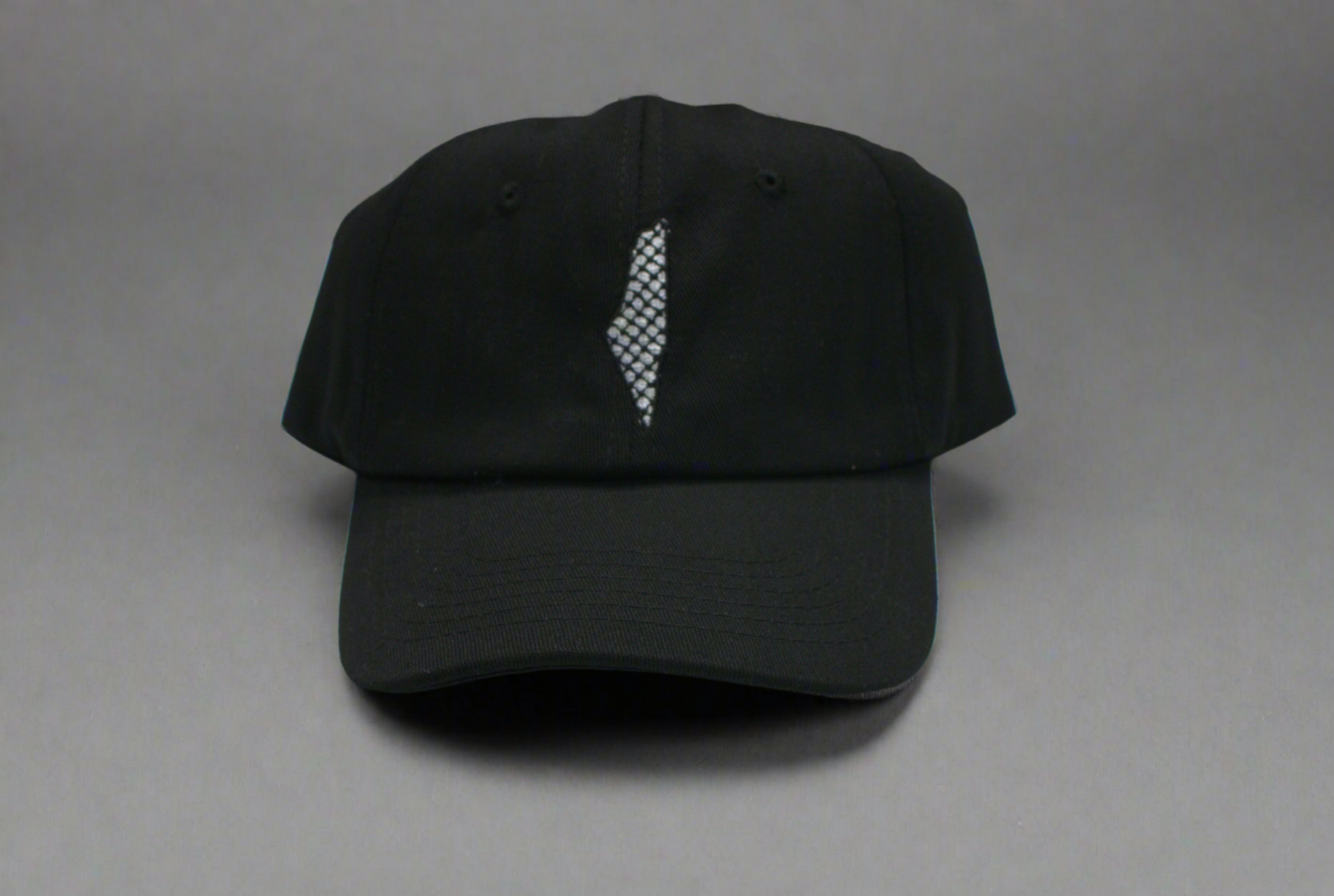 PALESTINE BASEBALL CAP MAP OUTLINE KEFFIYEH STYLE