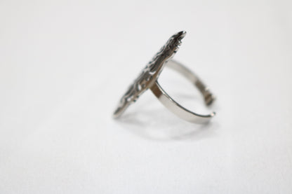 Golden & Silver Elegance: Arabic Calligraphy Rings