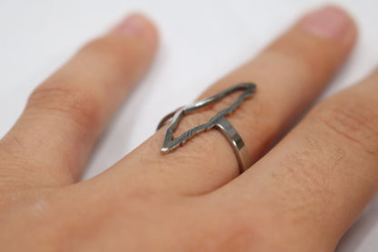 Golden & Silver Elegance: Palestine Map Rings – Symbols of Heritage