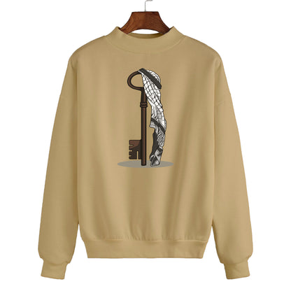 KEY AND KEFFIYEH SWEATSHIRT