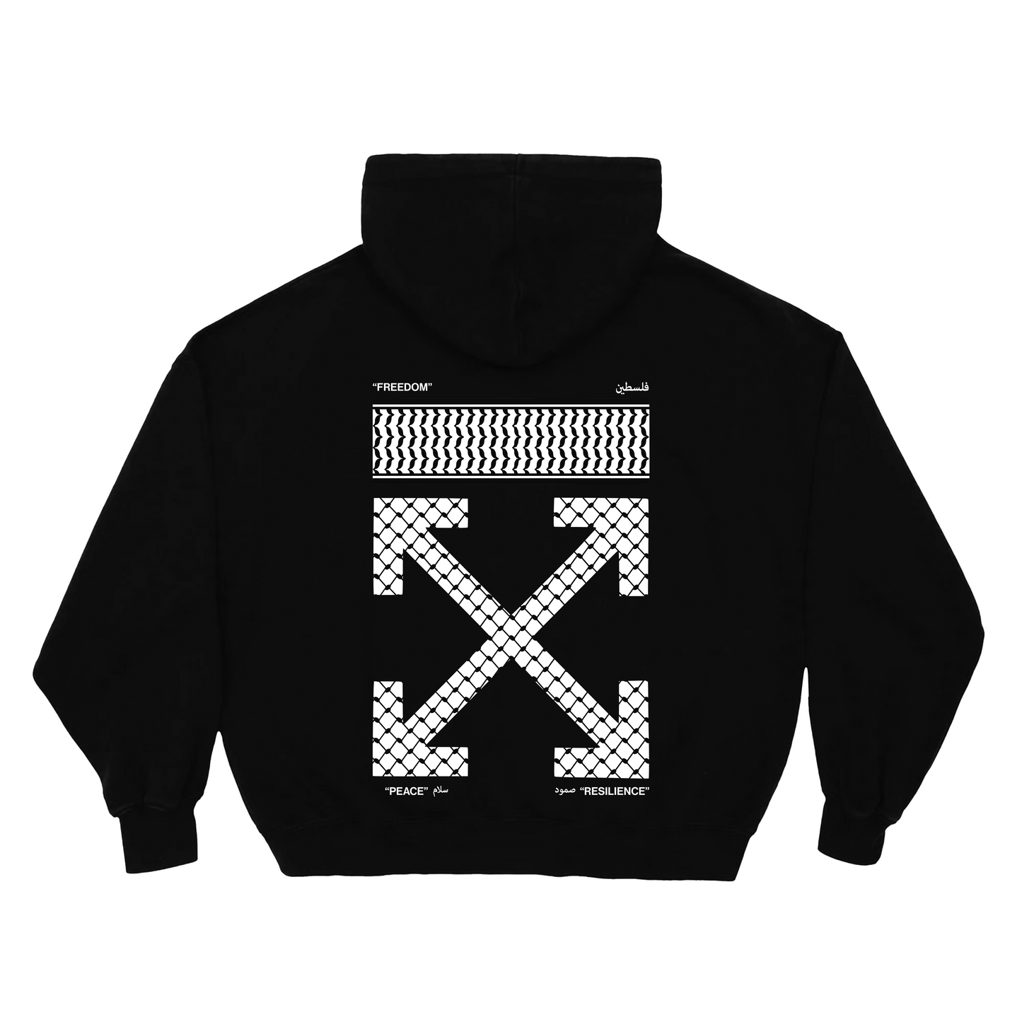 Keffiyeh Cross Hoodie