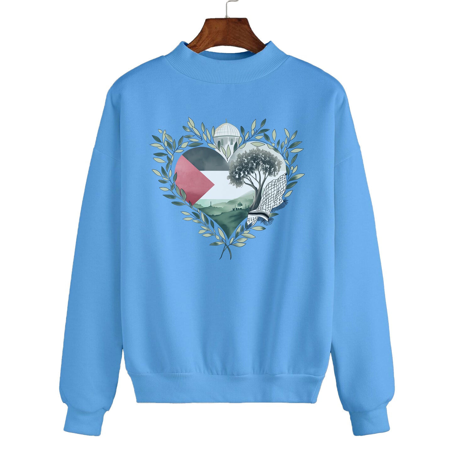 PALESTINE HEART SWEATSHIRT