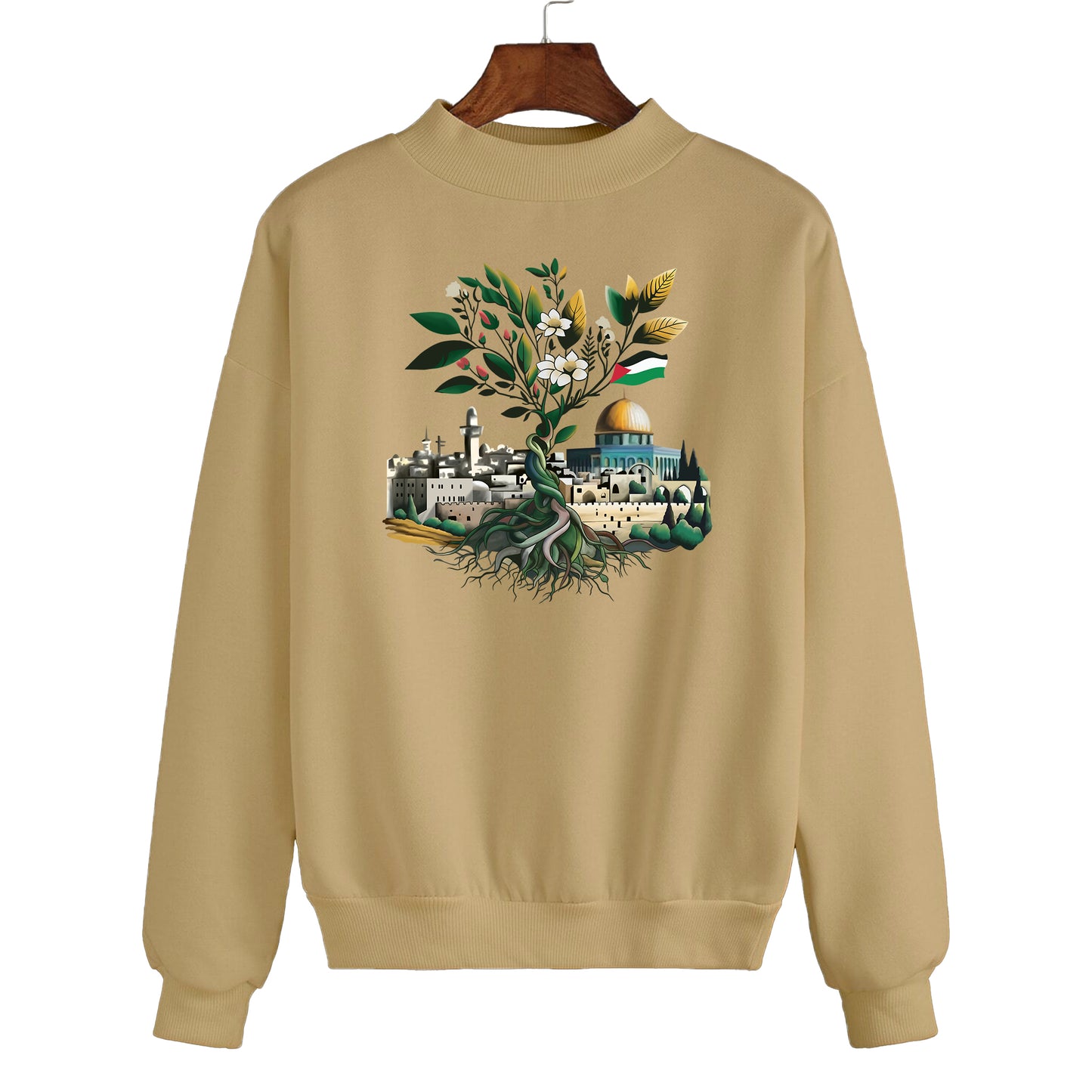 OLIVE TREE  SWEATSHIRT