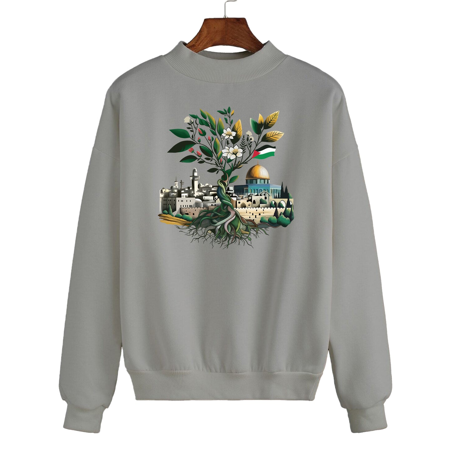 OLIVE TREE  SWEATSHIRT