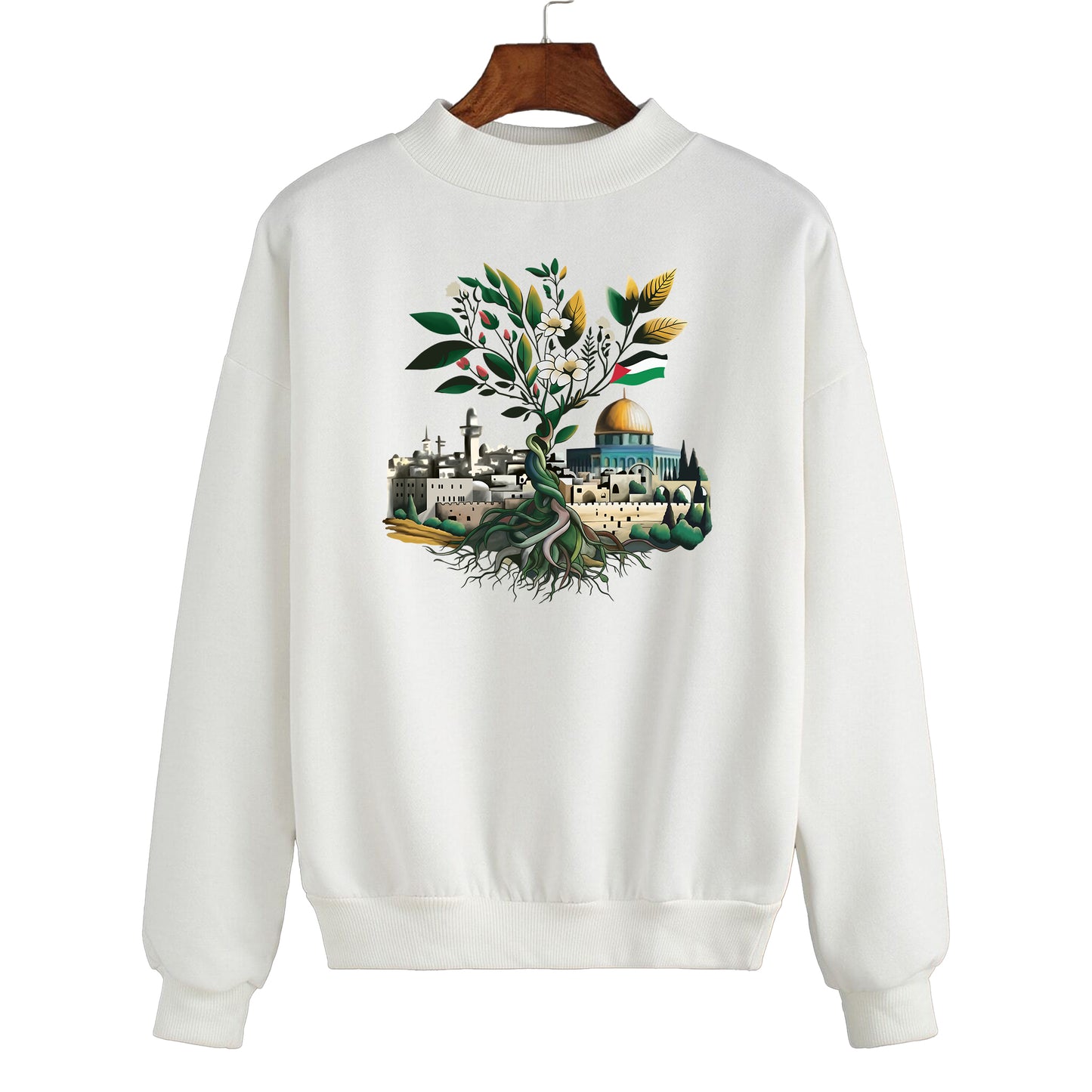 OLIVE TREE  SWEATSHIRT