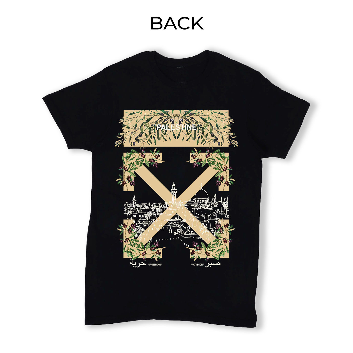 'Freedom, Patience' Double Sided T-Shirt