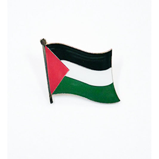 PALESTINE FLAG PIN BADGE – ENAMEL