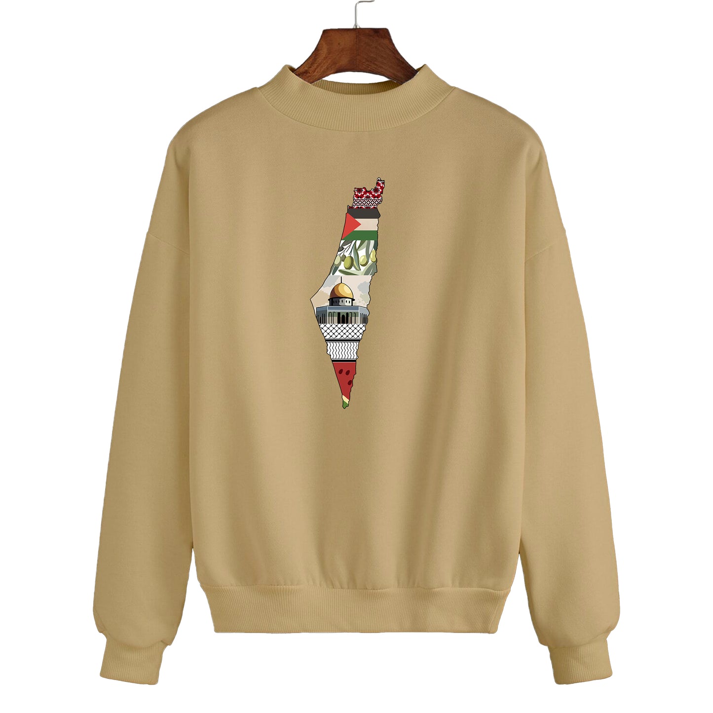 PALESTINE CULTURE MAP SWEATSHIRT