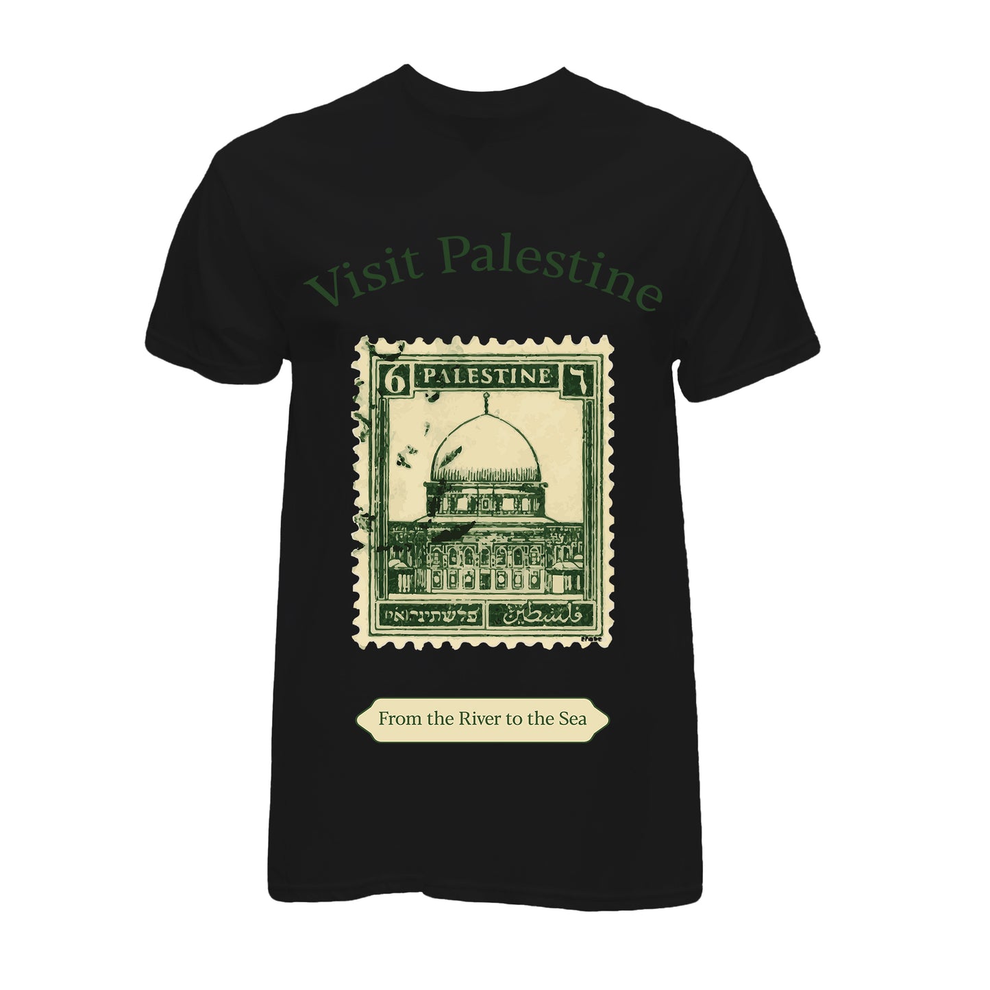 VISIT PALESTINE STAMP T-SHIRT