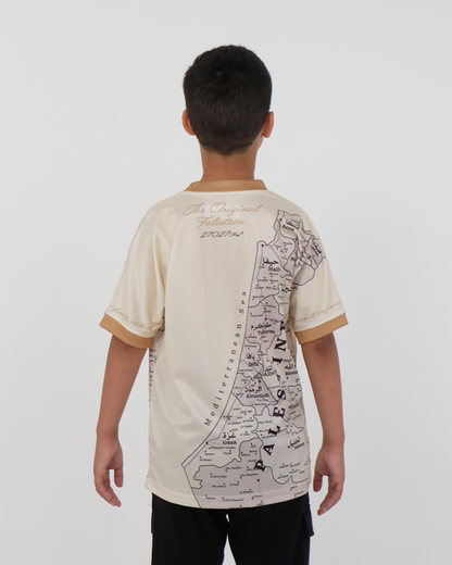 Children's Original Palestine Map Football Jersey - Unisex