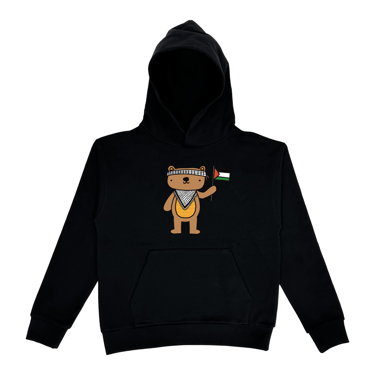 Teddy Bear Palestine Kids Hoodie