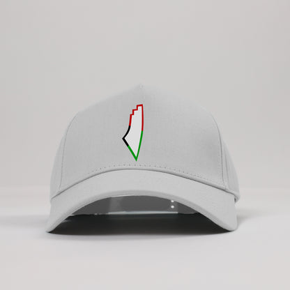 "PALESTINE BASEBALL CAP TRI COLOR MAP"