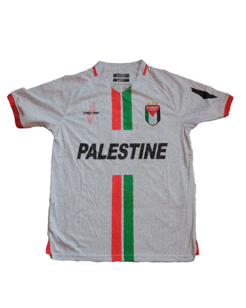 White Classic Stripe Football Jersey - Unisex