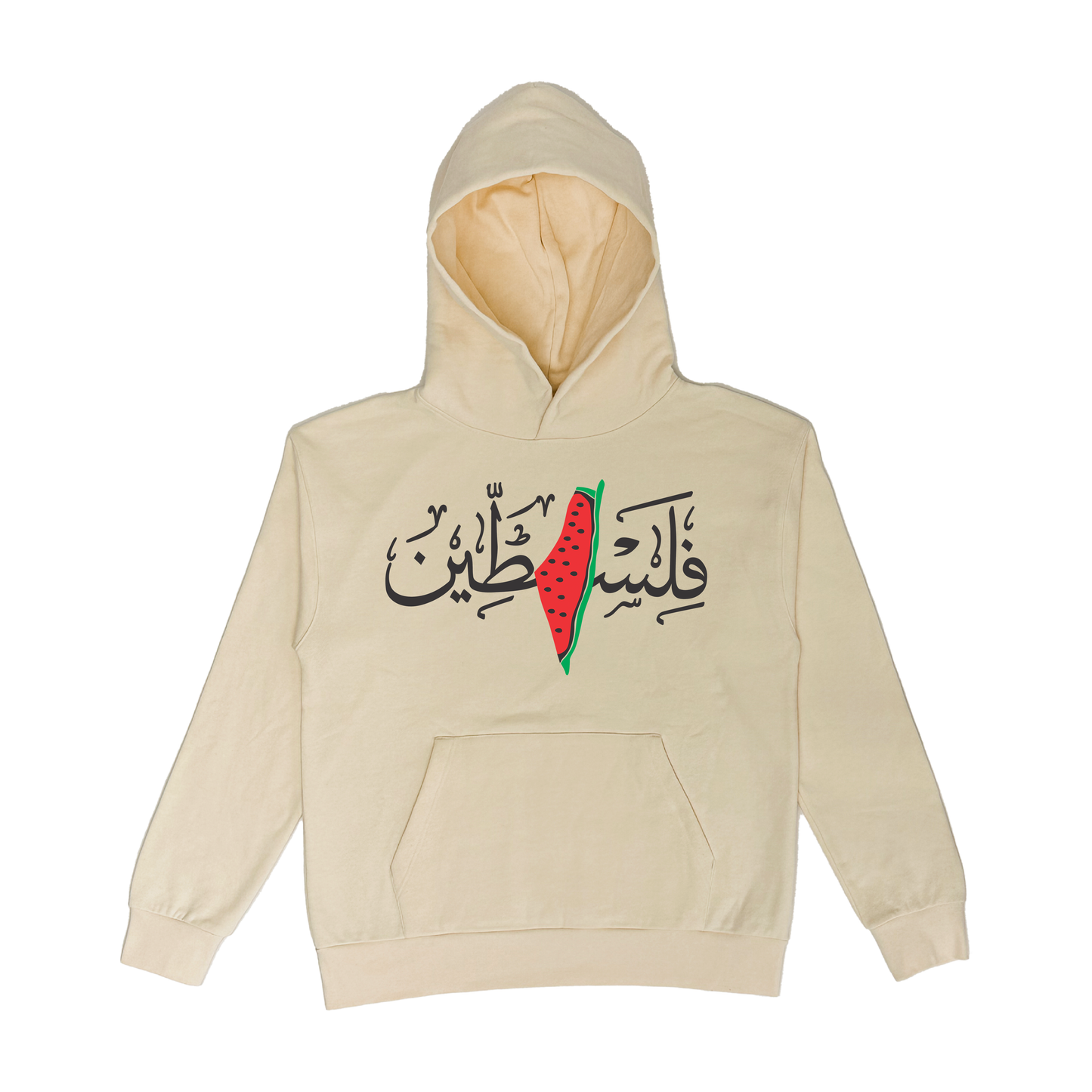 Palestine Arabic Watermelon Hoodie