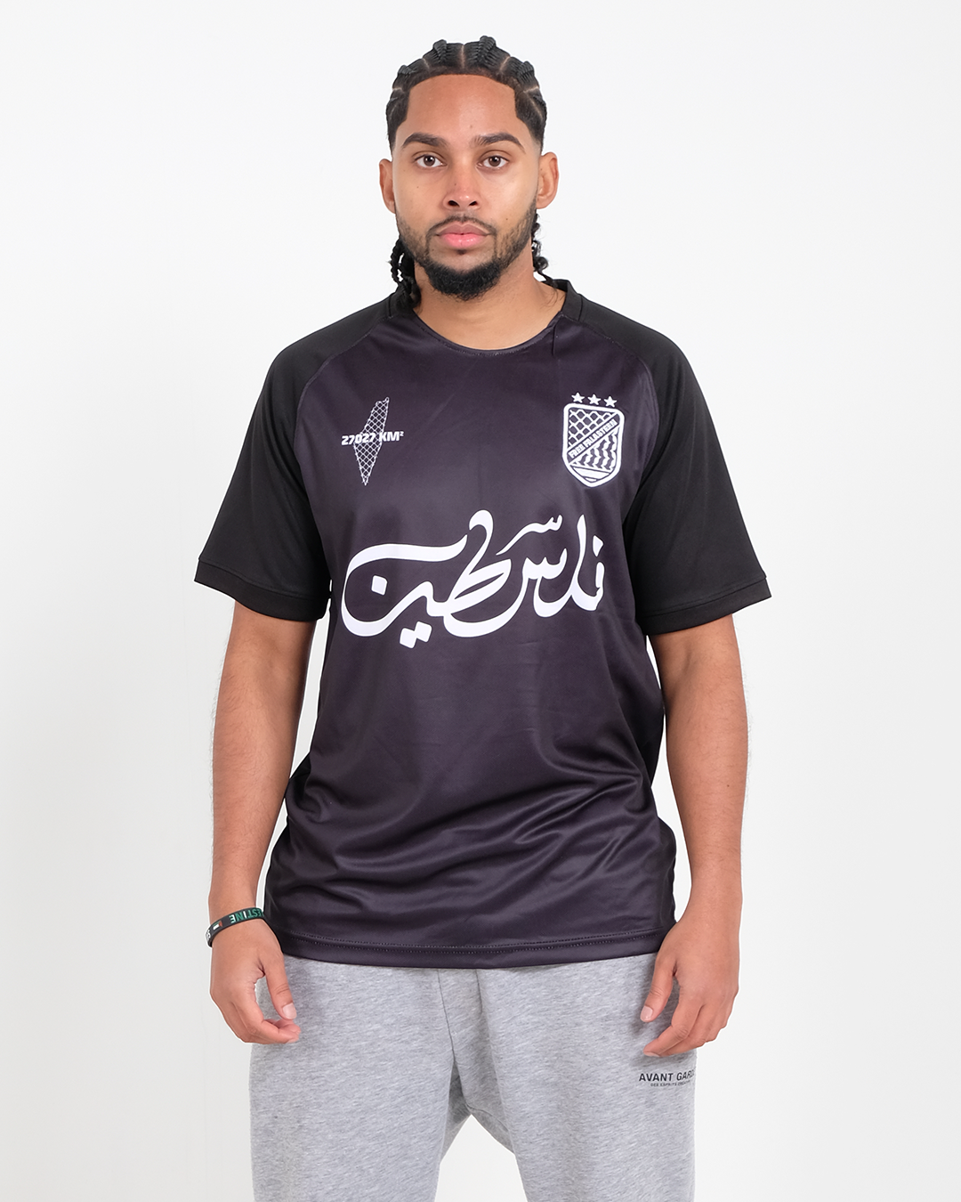 Black & White Football Jersey - Unisex