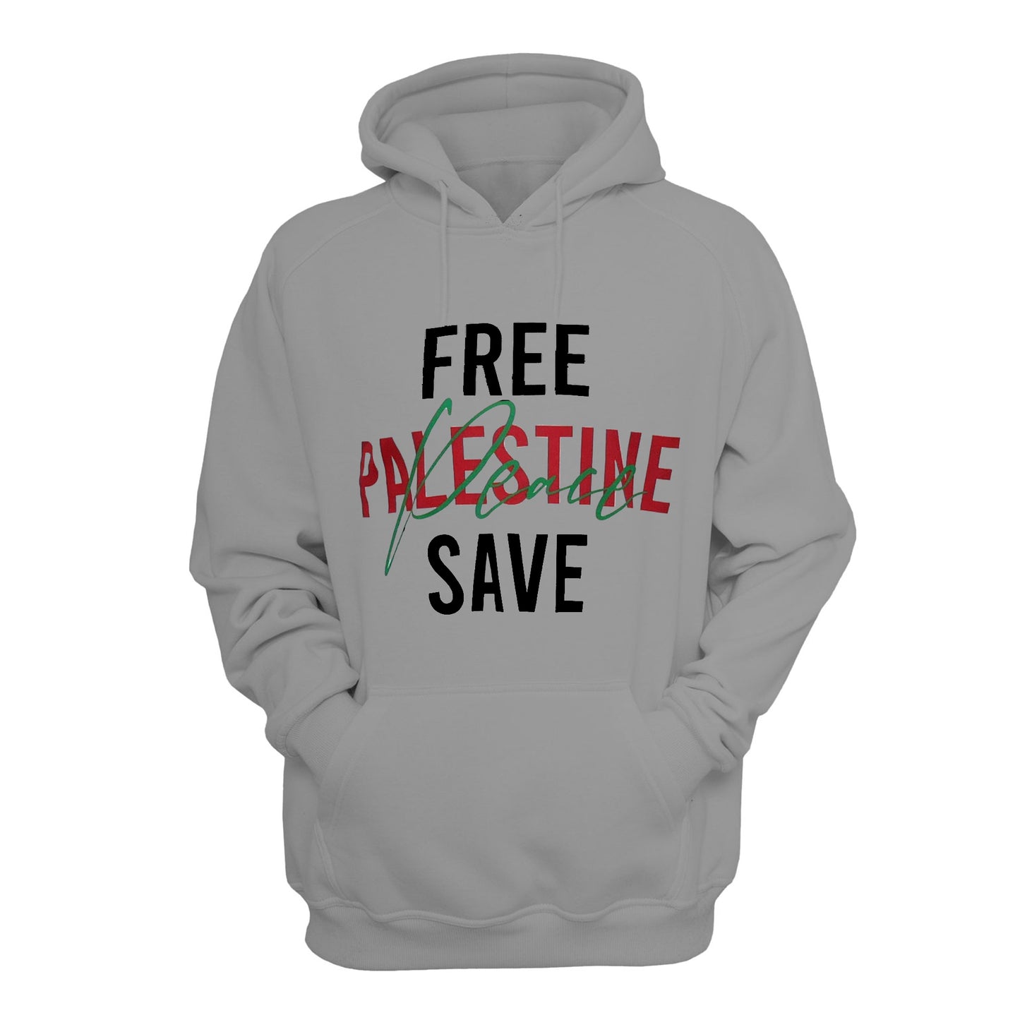 “FREE SAVE PALESTINE, PULLOVER HOODIE”