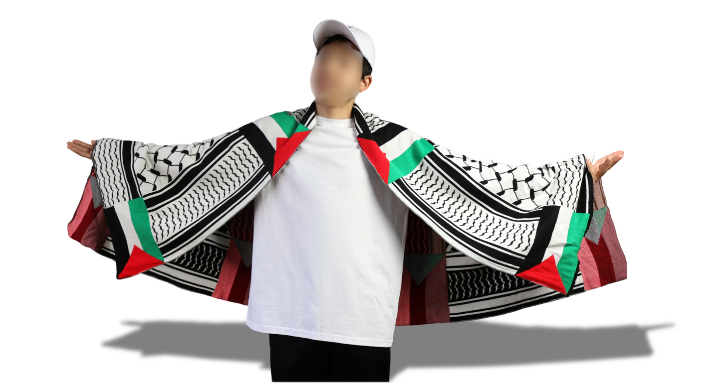 Palestine kitted Blanket