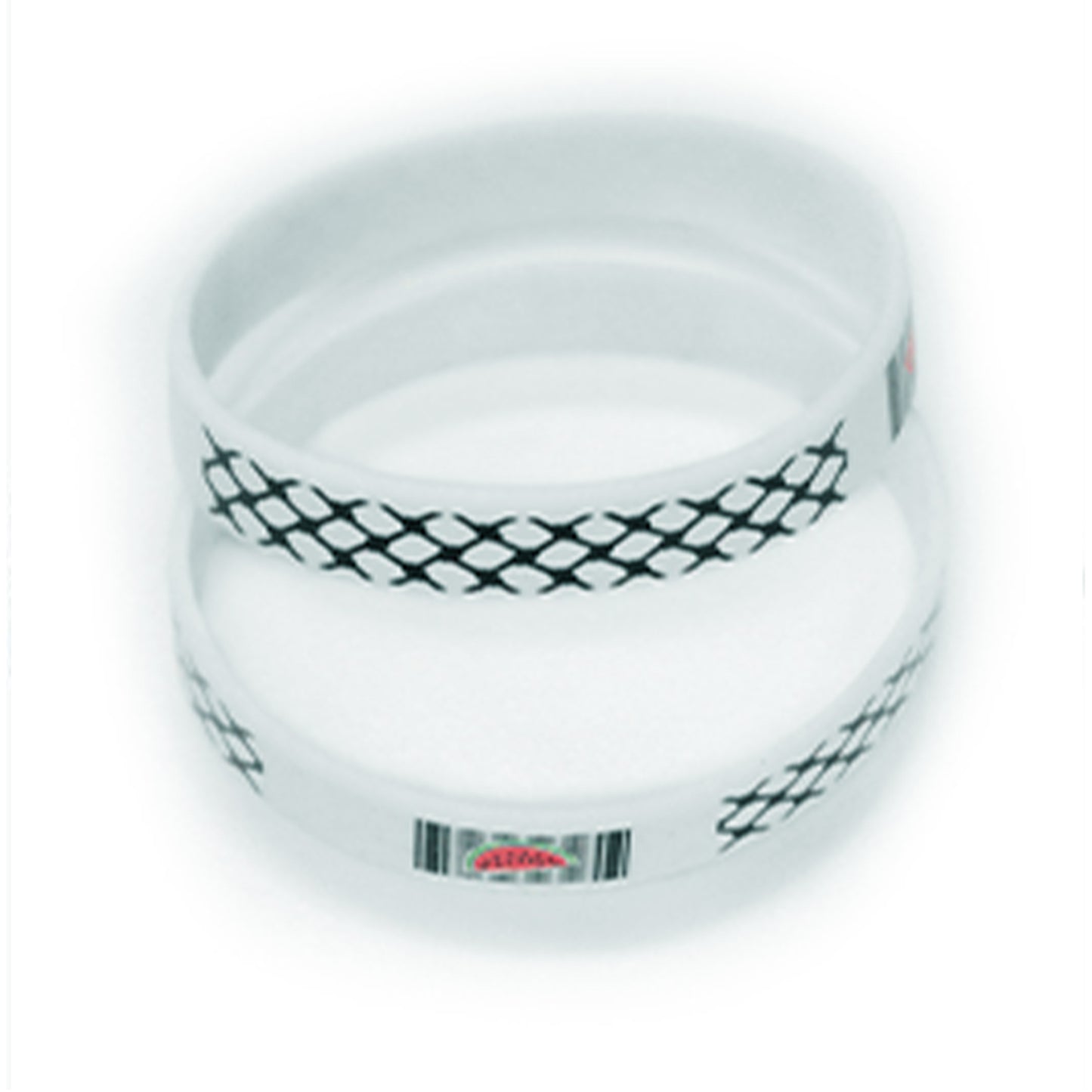 WHITE “WATERMELON, KEFFIYEH PRINT” WRISTBAND