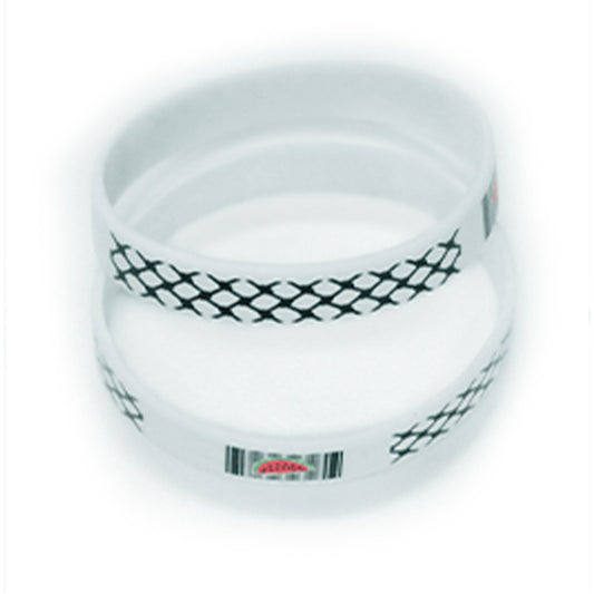 WHITE “WATERMELON, KEFFIYEH PRINT” WRISTBAND