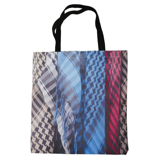 Multicolour Keffiyeh Design Tote Bag