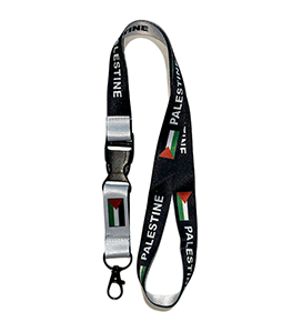 “PALESTINE FLAG REVERSIBLE LANYARD/KEYCHAIN”