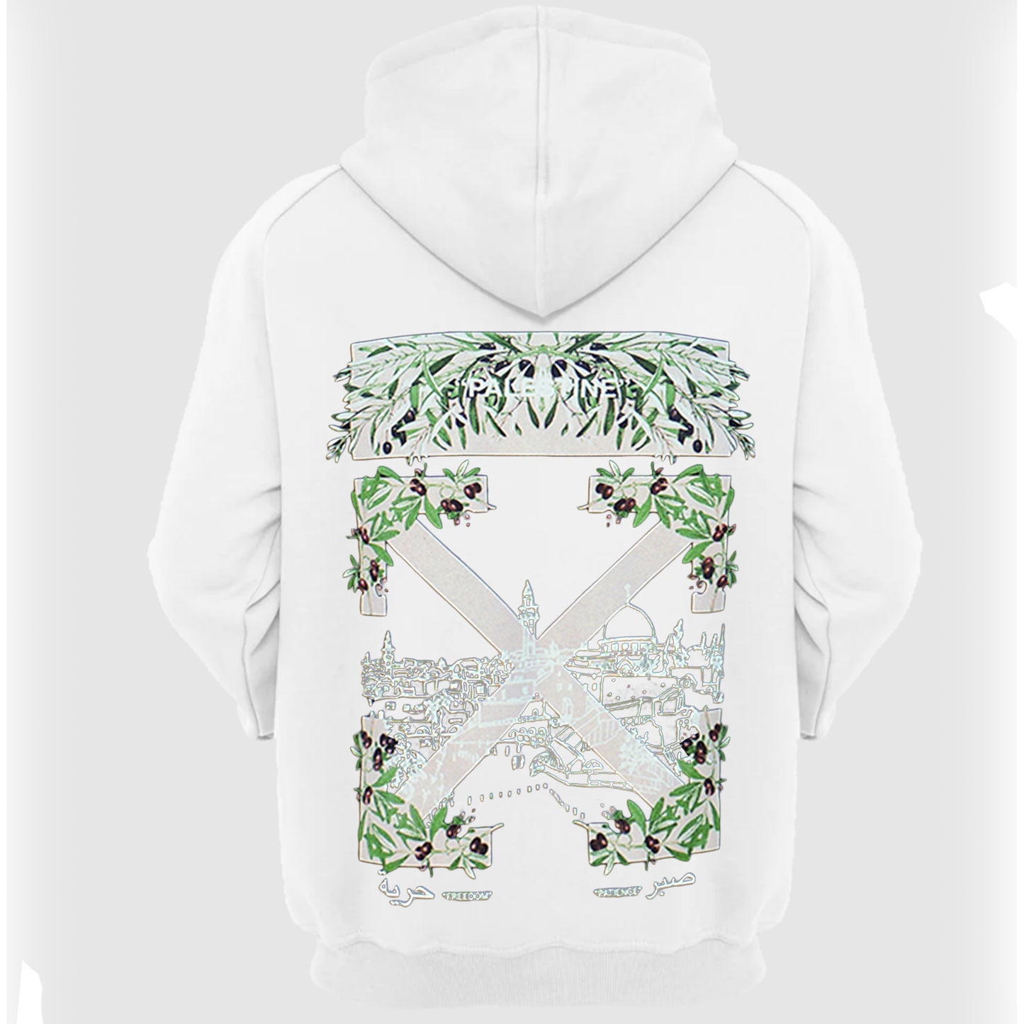 “FREEDOM PATIENCE , PULLOVER HOODIE”