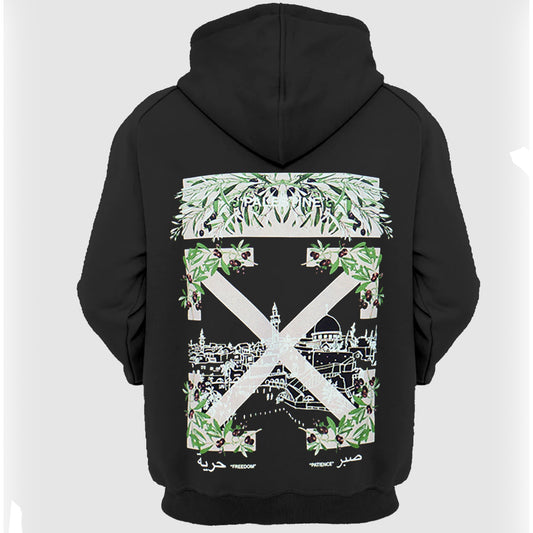 “FREEDOM PATIENCE , PULLOVER HOODIE”