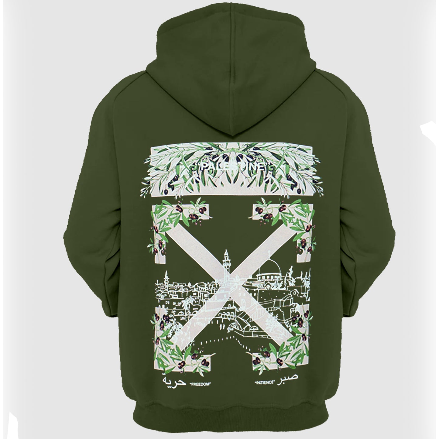 “FREEDOM PATIENCE, PULLOVER HOODIE”