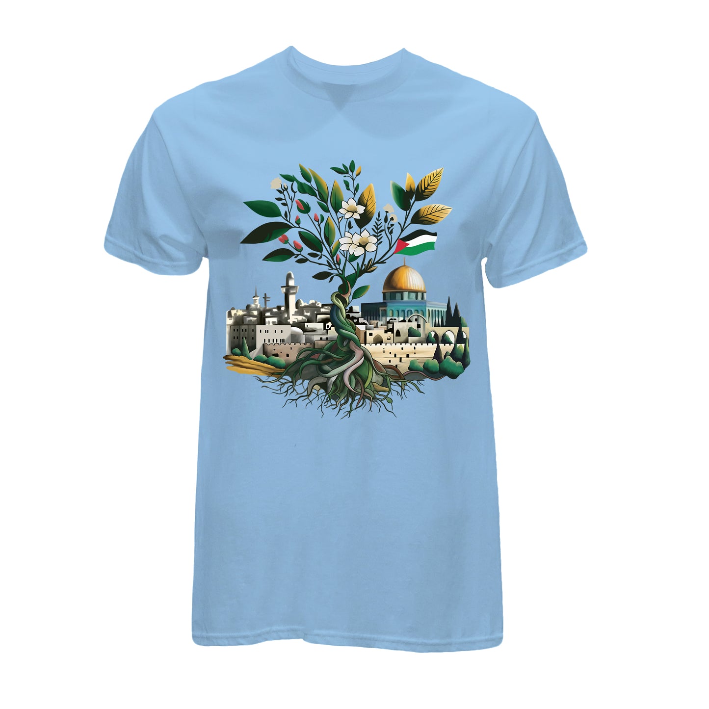 PALESTINE OLIVE TREE” T-SHIRT