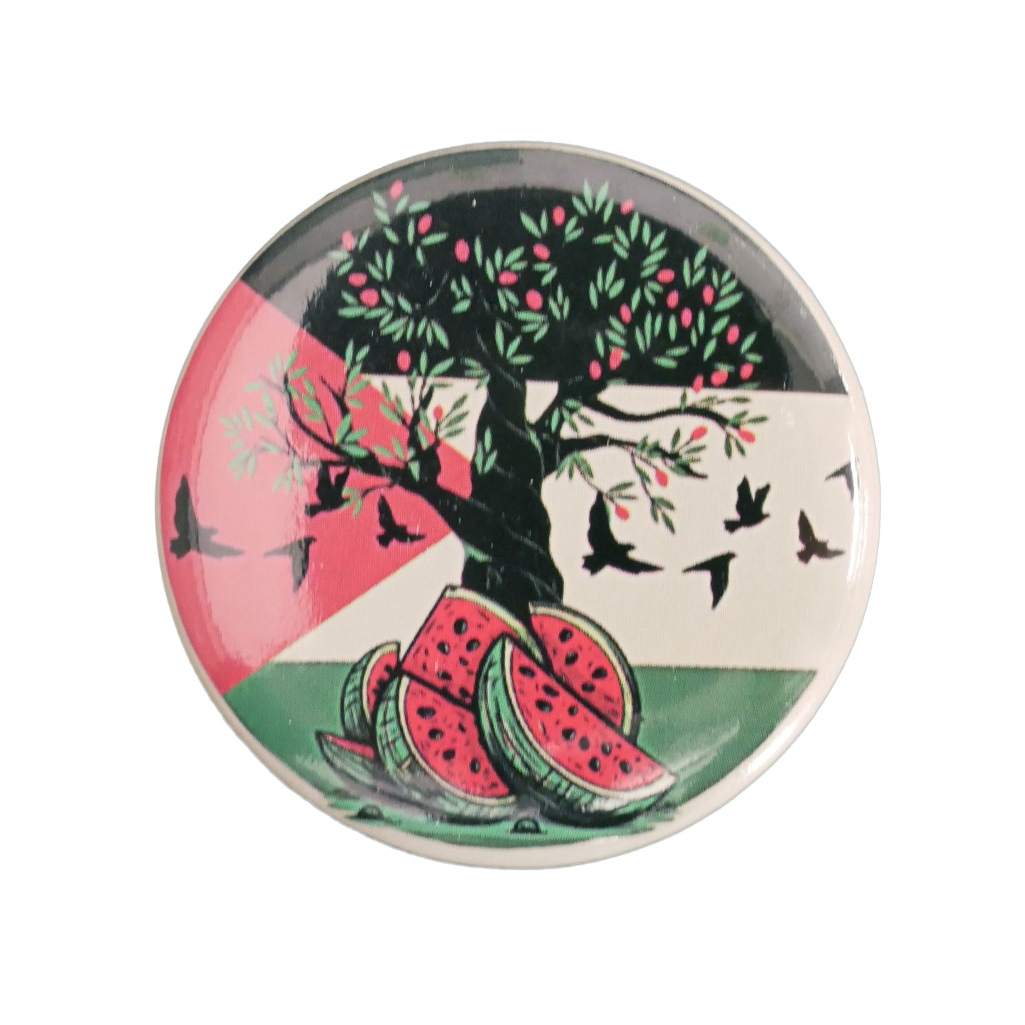 “OLIVE TREE AND WATERMELON” BADGE