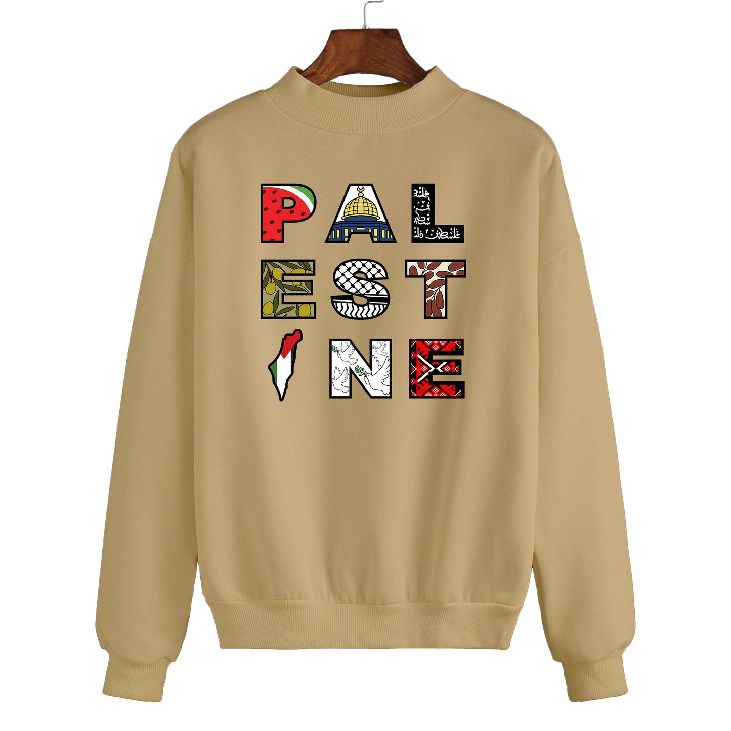 PALESTINE LETTERS SWEATSHIRT