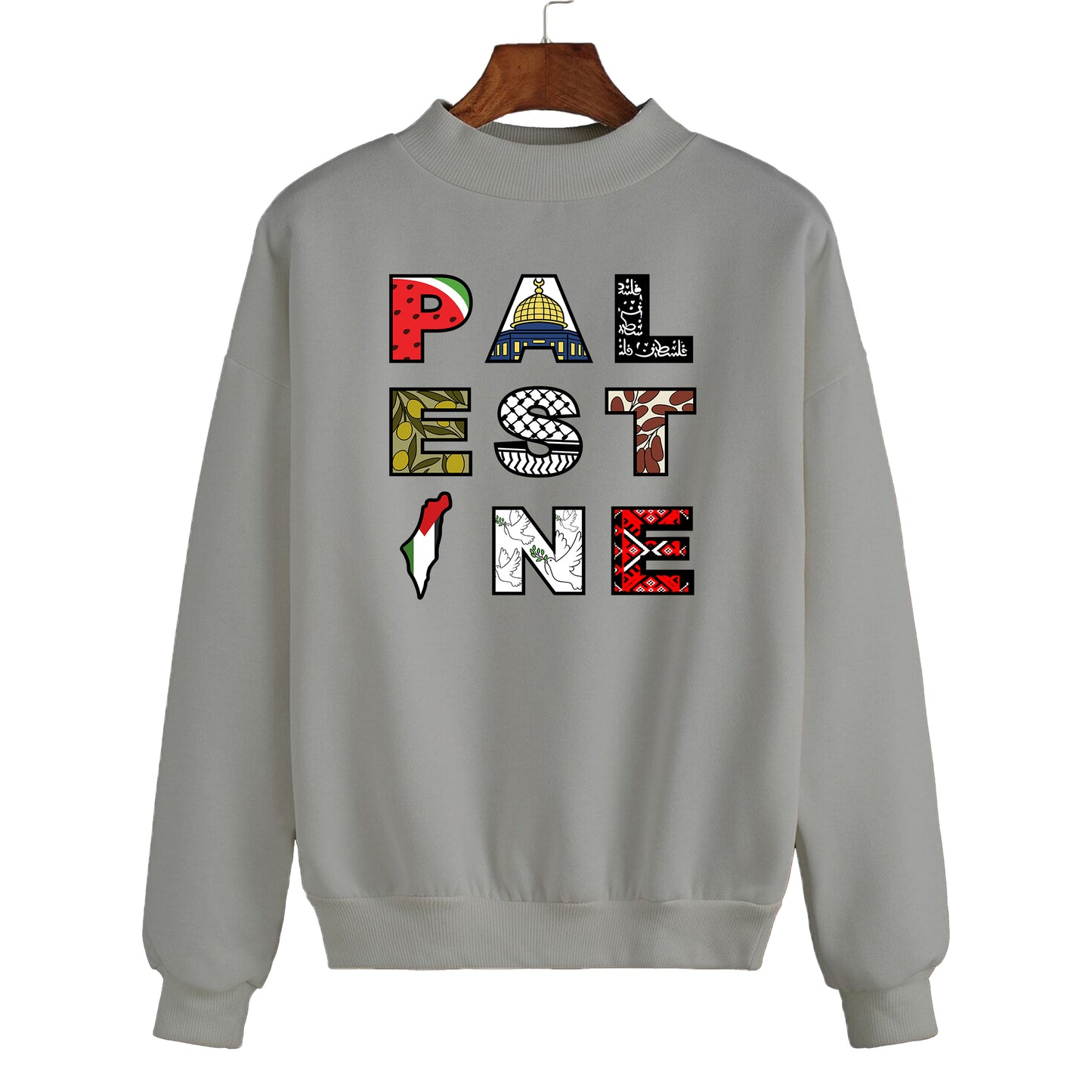 PALESTINE LETTERS SWEATSHIRT