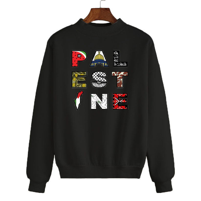 PALESTINE LETTERS SWEATSHIRT