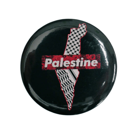 “PALESTINE MAP OUTLINE” BLACK BADGE