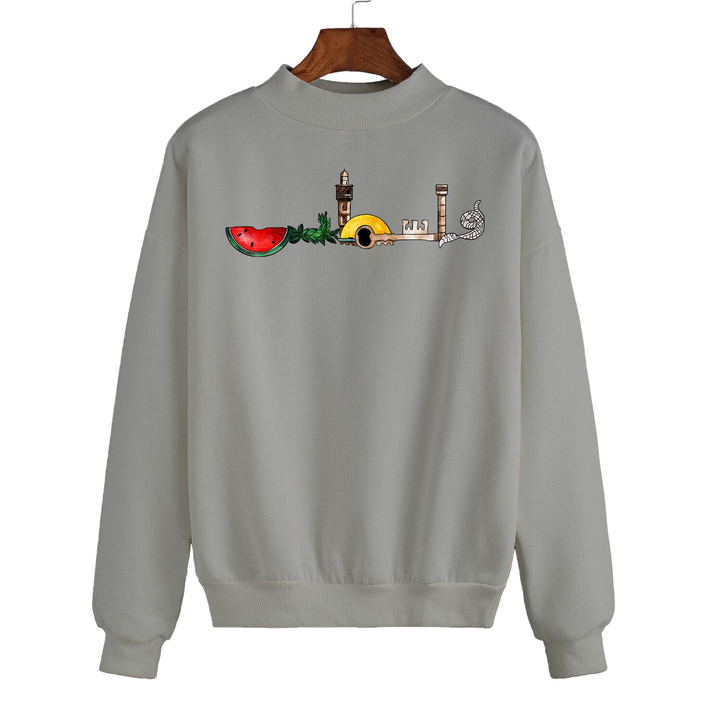 PALESTINE SYMBOLS SWEATSHIRT