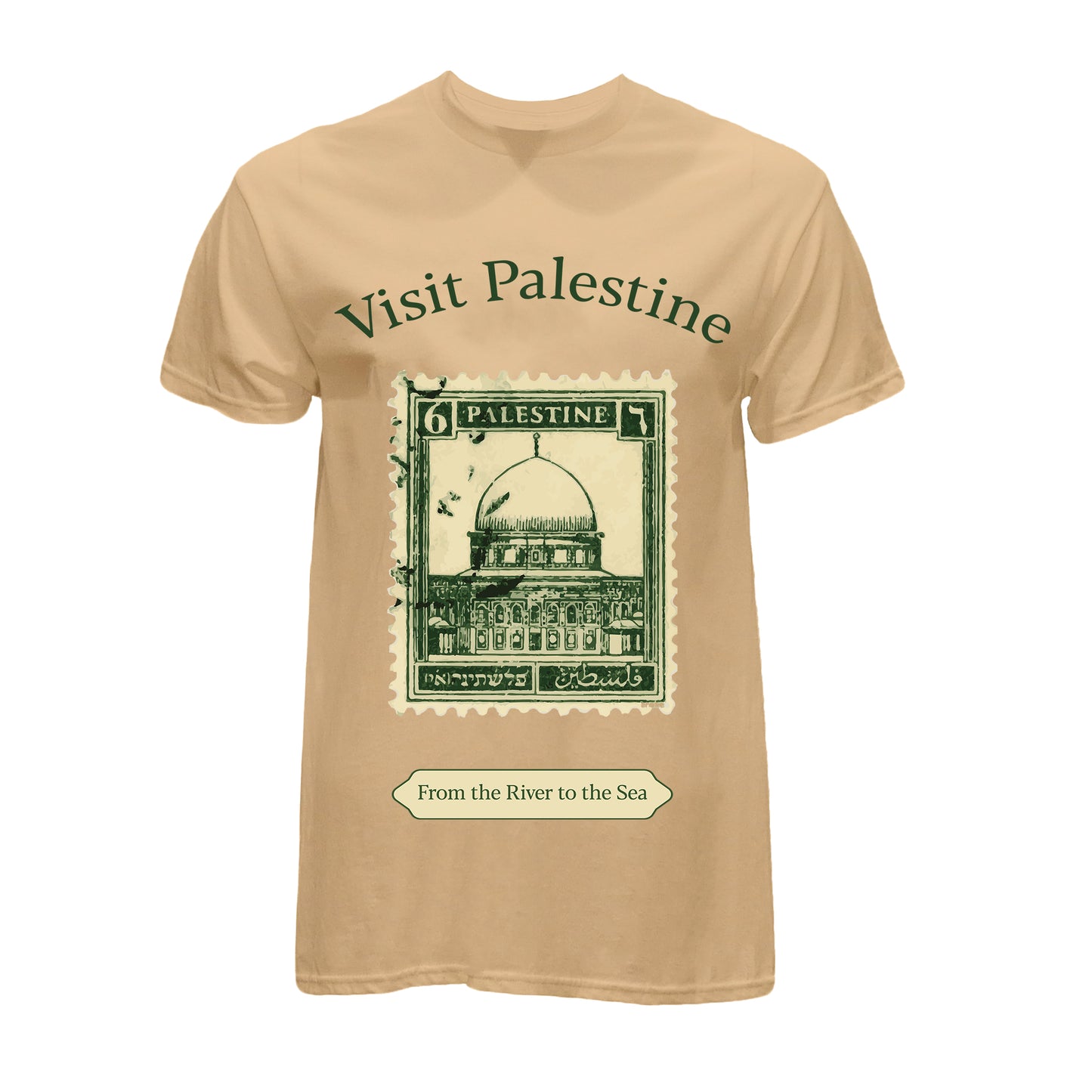 VISIT PALESTINE STAMP T-SHIRT