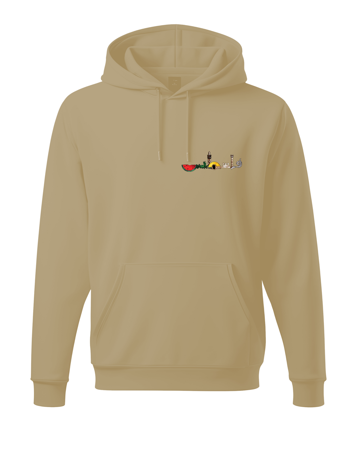 Palestine Symbols Hoodie